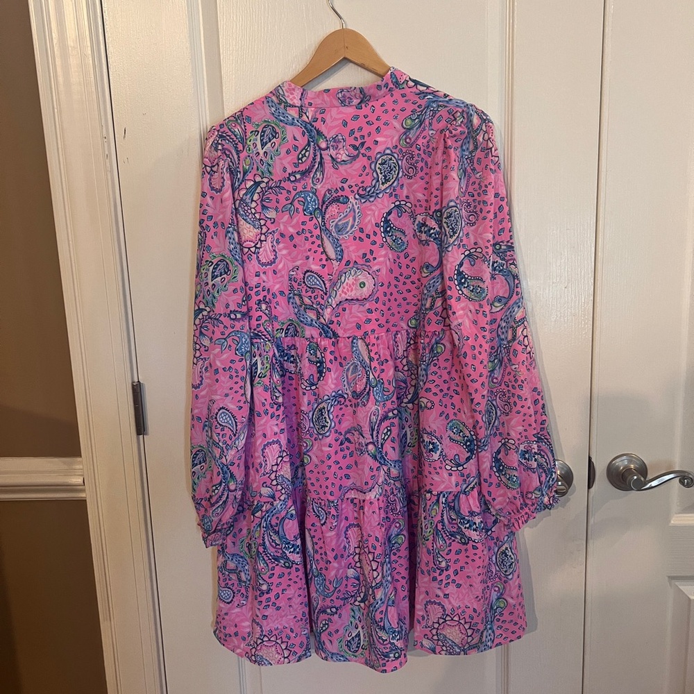 Lilly Pulitzer Winona Dress Plumeria Pink Strut Your Stuff see description - Picture 5 of 6